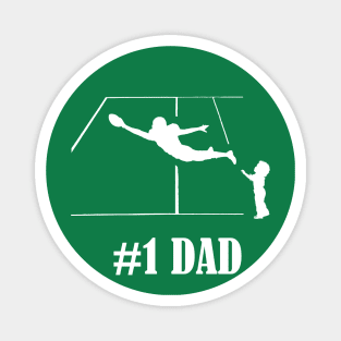 #1 Football Dad Magnet